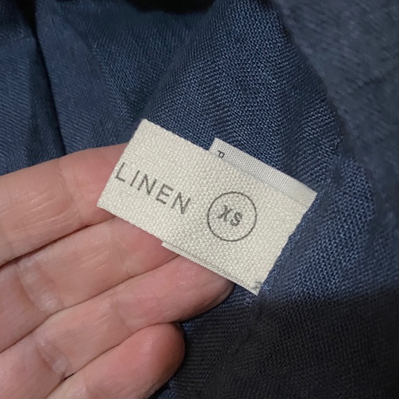 notPERFECTLINEN City Skirt Grey-Blue A-Line Skirt - Picture 7 of 10